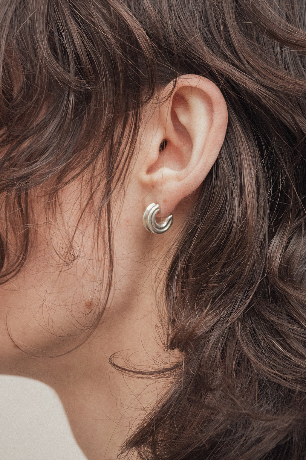 Channel Hoop Earring